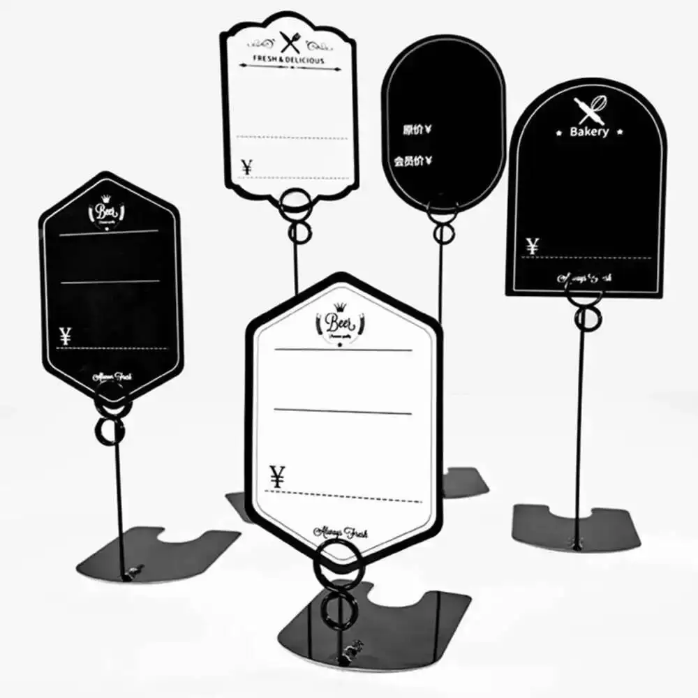 

10Pcs Metal Table Number Recipe Holder Reserved Place Card Holder Wedding Photo Picture Clip Bread Price Label Card Clip