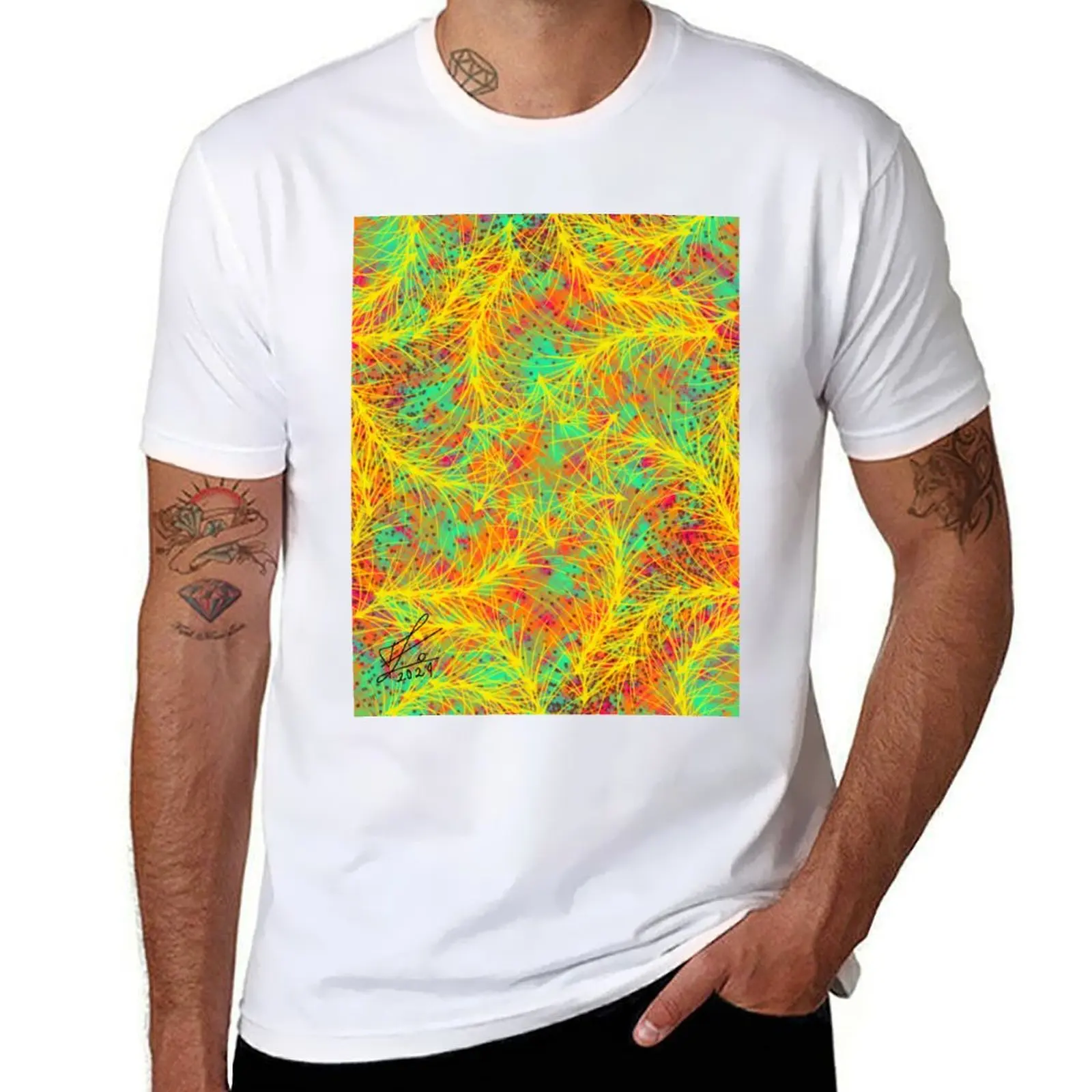 Arte: A Cria??O Do Universo Cole??O: Universo Em Formas - Yoz (2024) T-Shirt Ma…