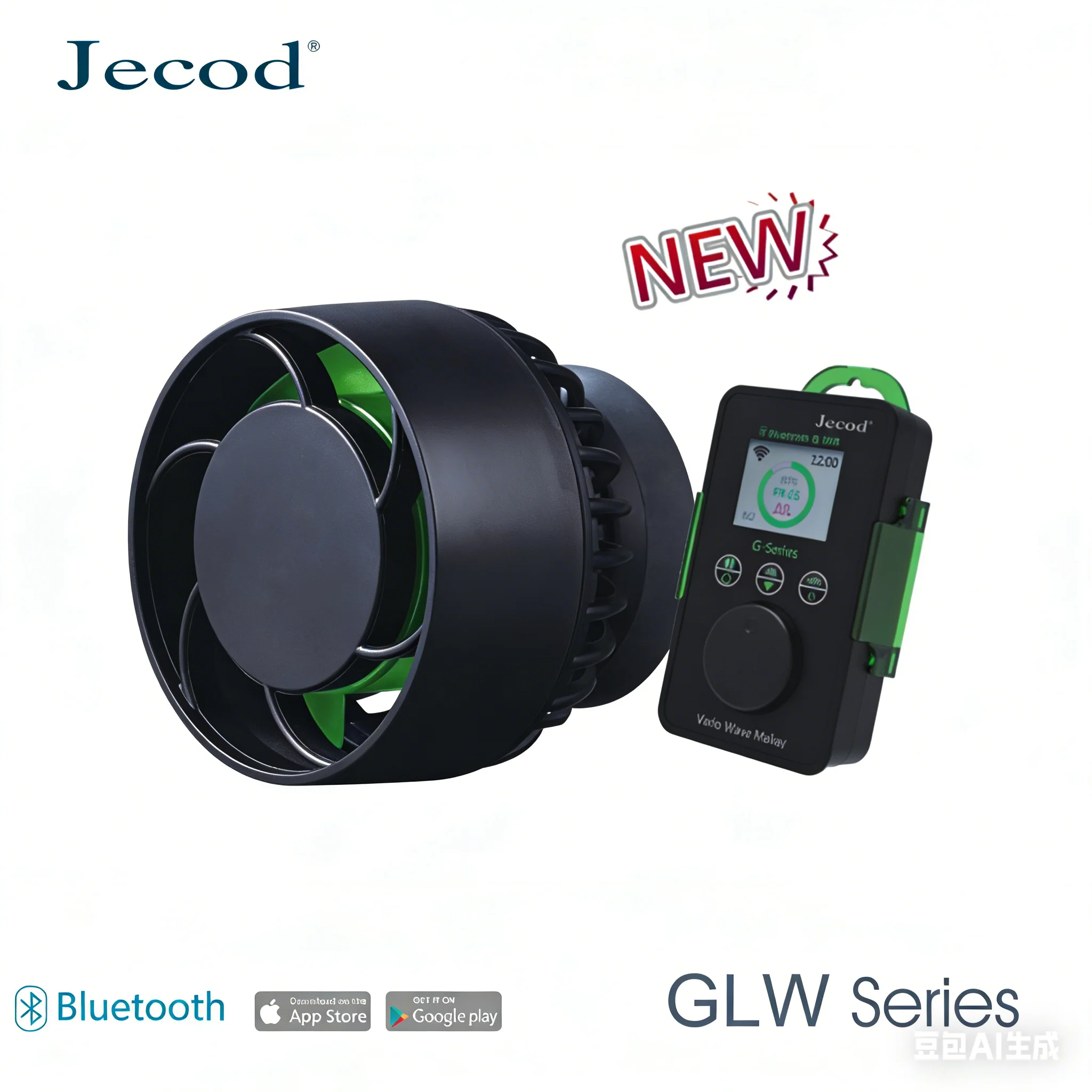 

Система создания волн для аквариума Jebao 2026 GLW с интеллектуальным управлением по Wi-Fi и LCD-контроллером для аквариумов.