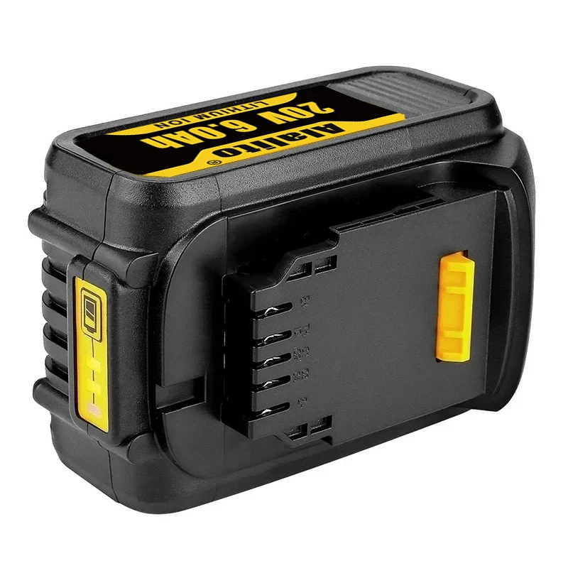 Original DCB200 20V 6000mAh Lithium Replacement Battery For Dewalt 18V DCB184 DCB200 DCB182 DCB180 DCB181 DCB182 DCB201 DCB206