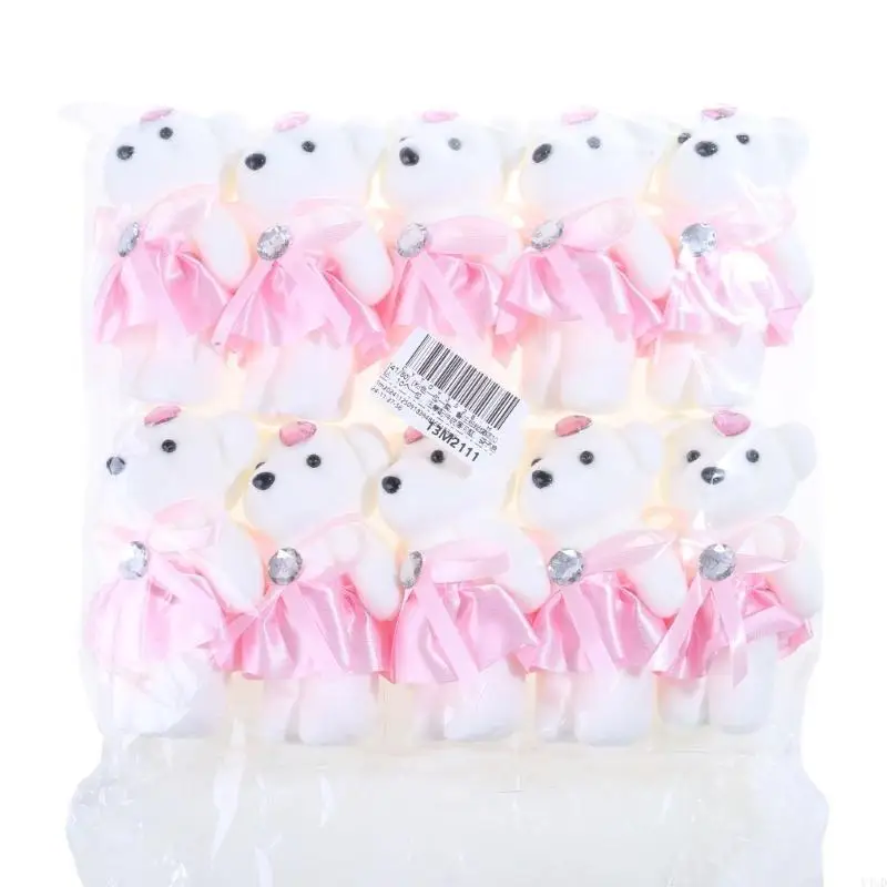 

Y4UD Mini Bear Simulation Miniatures Animal Model Toy for Doll House Decoration Cartoon Dollhouse Miniatures Accessories