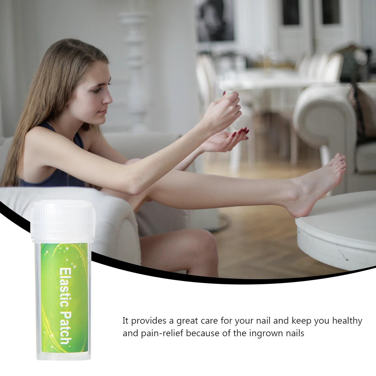 

10PCS Nail Correction Patch Ingrown Toenail Sticker Toe Patch Pedicure Tool Foot Care Professional Home Use Repair