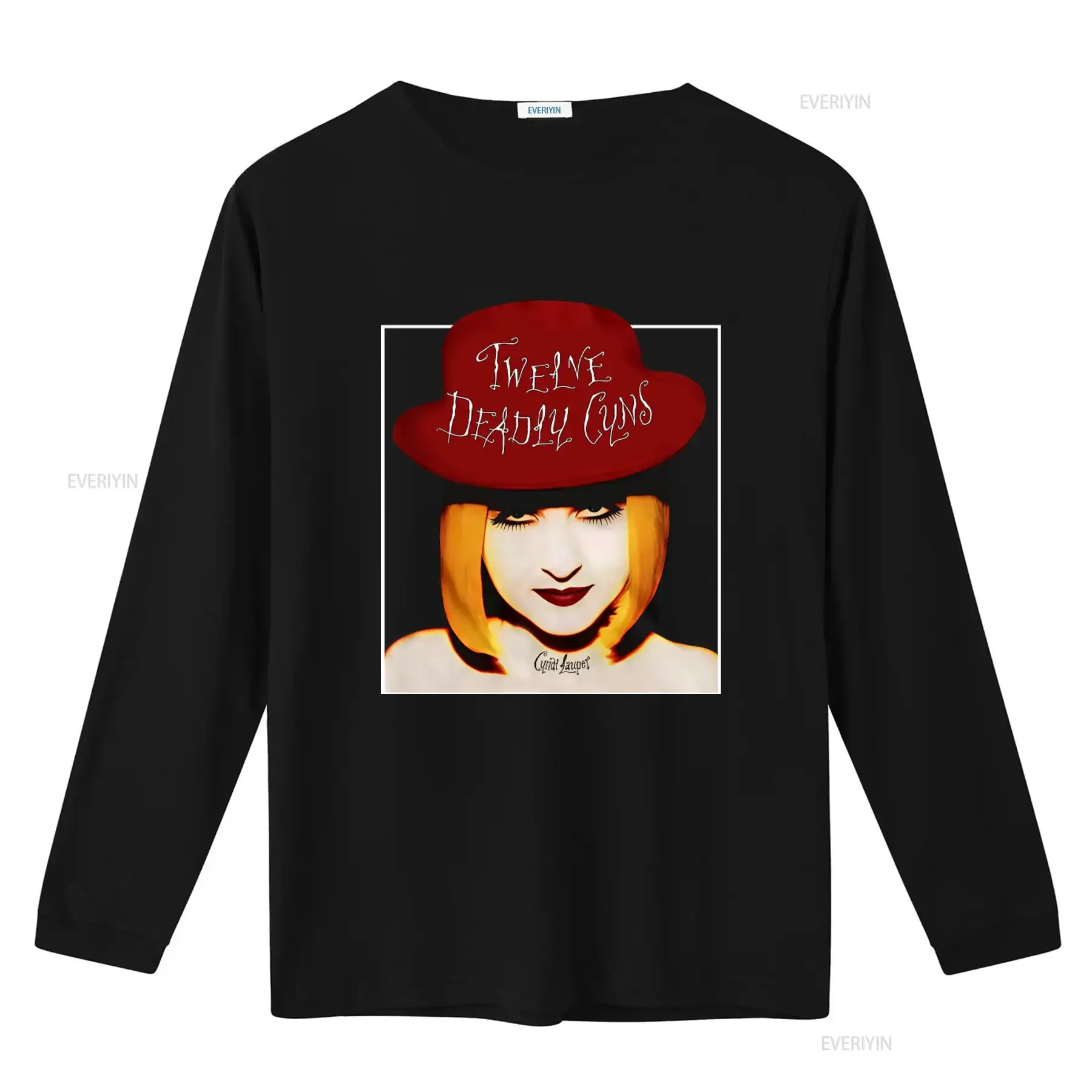 Cyndi Lauper Twelve Deadly Guns Music T Shirt for Style vintage Washed Stylish Unisex Versatile Comfortable Soft fashion homme
