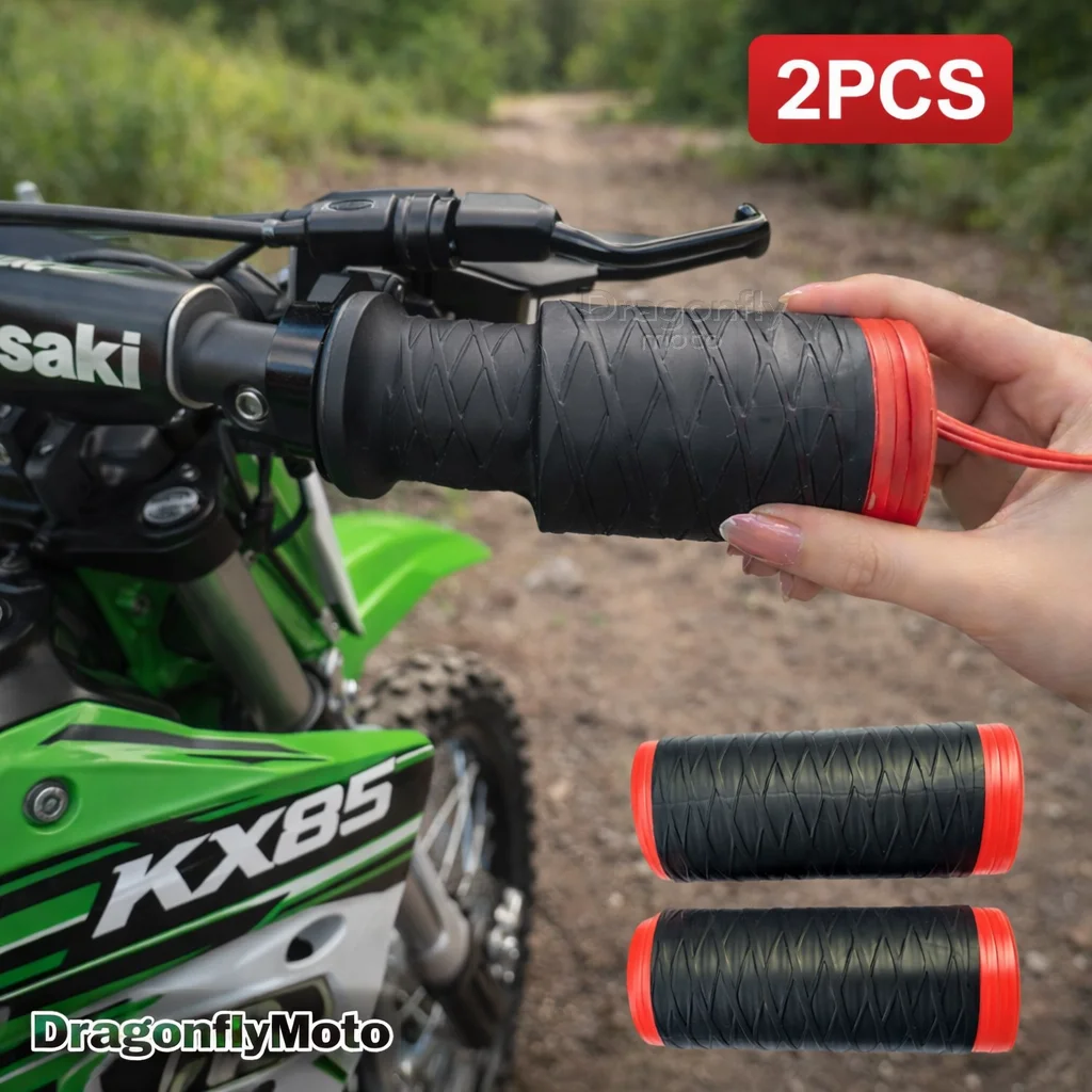 

Motorcycle Silicone Handlebar Cover For Kawasaki KX65 KX80 KX85 KX125 KX250 KX250F KX450F Self Shrinking Non-Slip Motorcycles