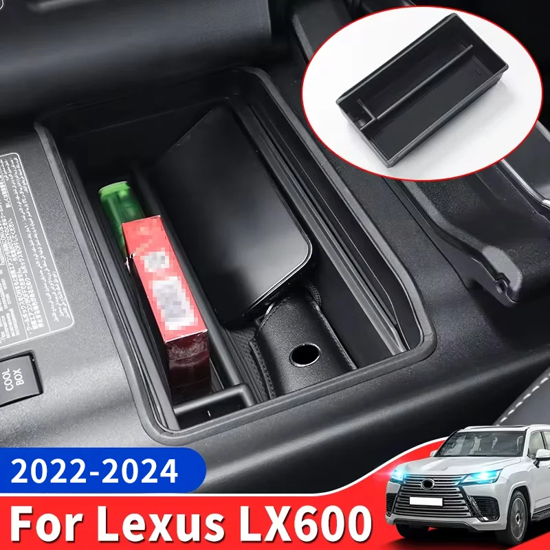 For Lexus LX600 LX 600 LX500D 2022 2023 2024 Upgrade Interior Decoration Accessories Armrest Storage Box Partition Bracket Tray