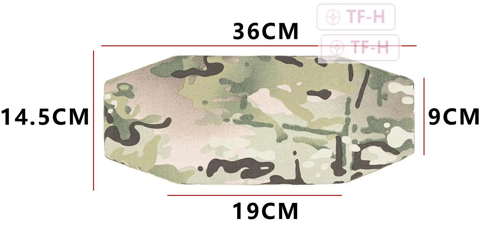 Tactical Hook Loop Fasteners Soft Side Plate Pouch Bag 500D Elastic Cloth Accessory Pouch for FCPC Vest Cummerbund