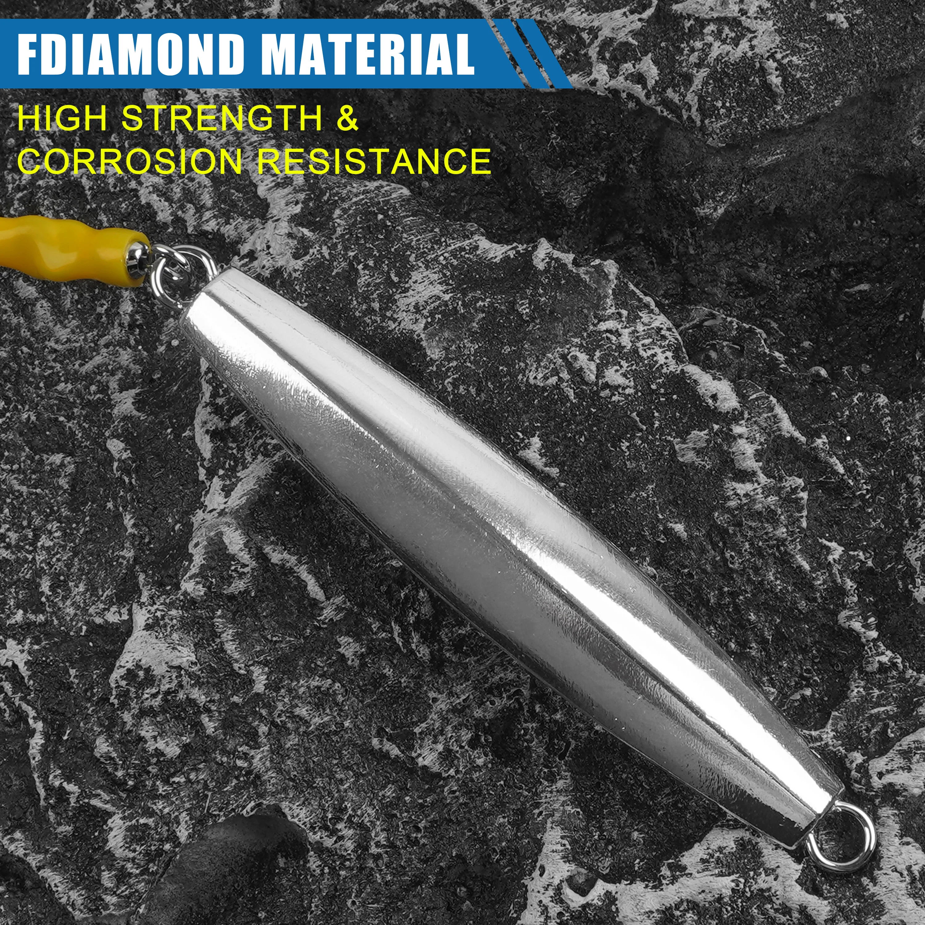 3 قطعة الماس الرقص المياه المالحة الصيد السحر ملعقة معدنية تهزهز البحرية التصيد تصفح الصيد ل متجرد باس التونة لعبة كبيرة الصيد