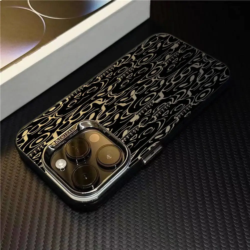 حافظة هاتف على شكل جمجمة رائعة لهاتف آيفون 17 16 15 14 13 12 11 Pro Max Air متعدد الألوان ماتي ليزر معدني أورورا فوندا