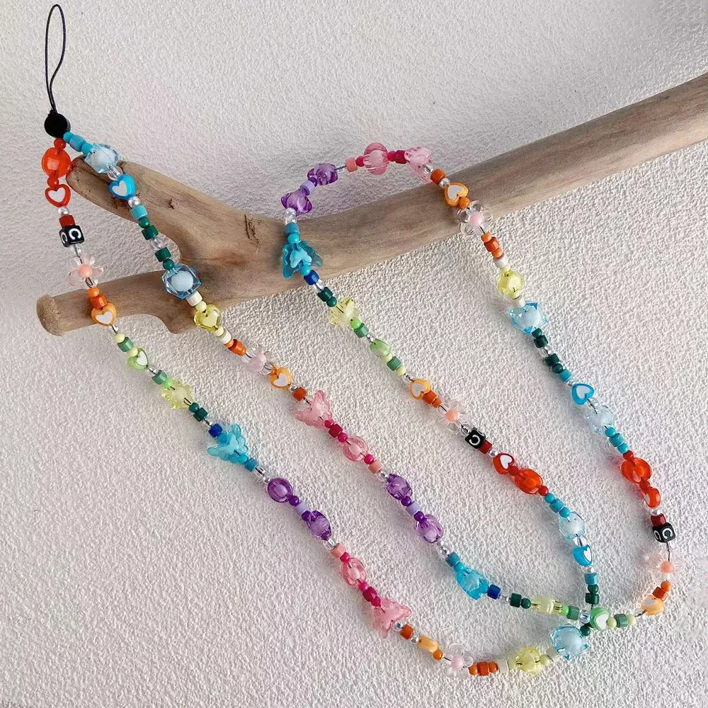 

Butterfly Color Alloy Anti-loss Cellphone Lanyard Portable Fashion Mobile Phone Chain Phone Charm Strap