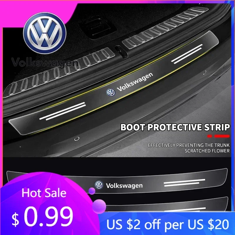 

For VW Volkswagen Jetta MK5 Golf Car Transparent Car Trunk Badge Protective Sticker Accessories For Volkswagen Mazda Nissan Skod