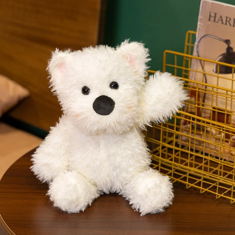 ตุ๊กตาสุนัขเวสต์ไฮแลนด์น่ารัก ขนาด 33/45 ซม. ตุ๊กตาไวท์เทอร์เรียร์ ของเล่นตุ๊กตาสุนัขนุ่มนิ่ม หมอนตุ๊กตาสุนัขน่ารัก ของขวัญวันเกิด/คริสต์มาส