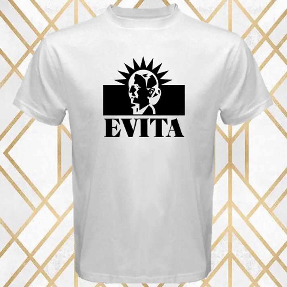 EVITA Broadway Musical Show Movie Men's White T Shirt Size S 3XL