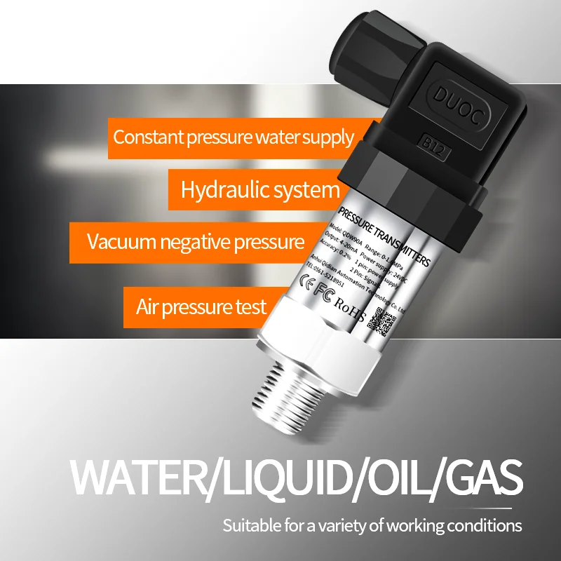 0-10bar 0-4bar 0-400bar 0-400bar nadajnik czujnika ciśnienia 4-20mA 0-10V 0-5V RS485 M20 * 1.5 przetwornik ciśnienia hydrauliczny
