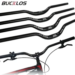 BUCKLOS 25.4mm 31.8mm kierownica rowerowa 620/660/720/780mm kierownica MTB Ultralight Swallow uchwyt Riser Bar Bike akcesoria