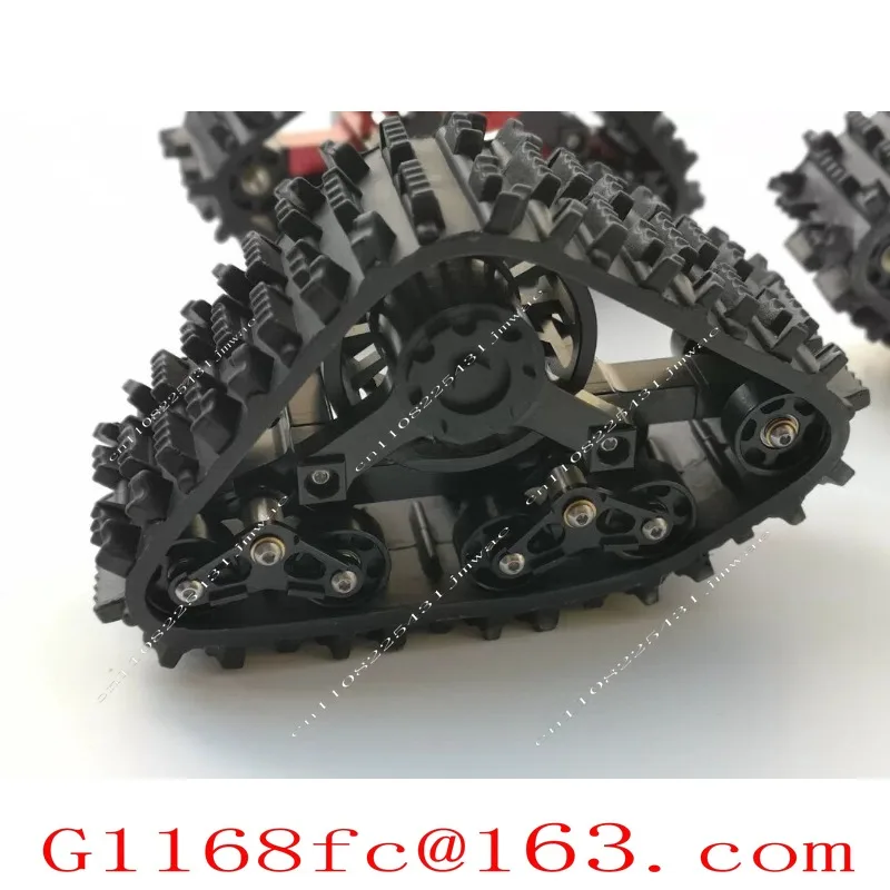 1/10 Climbing Vehicle Off Road Snow Track Wheel Assembly Suitable for SCX1090018 1-Pair Installation