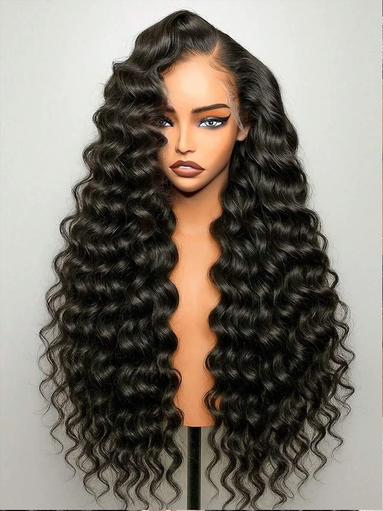 

Длинные вьющиеся 30 42 дюйма Свободные глубокие волны Бесклеевые 13x4 Полные кружевные фронтальные человеческие волосы Парики из натуральных волос 13x6 Парик фронта шнурка для женщин