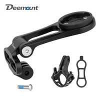 Soporte de ordenador con extremos delanteros para vástago de bicicleta, compatible con Garmin/Bryton/CATEYE/IGPS/Geoid, soporte para faro de bicicleta de carretera para cámara deportiva Gopro