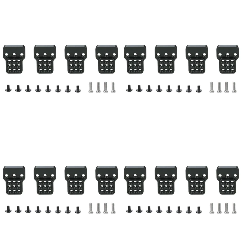 

4X металлический регулируемый кронштейн амортизатора, удлинитель сиденья для WPL C14 C24 C34 C44 B14 B16 B24 B36 1/16, радиоуправляемые автомобильные детали, черный