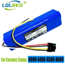 14.8V 12800mAh 100% New CECOTEC CONGA 4090 4490 4690 4590 Mopping Robot Battery Pack Netease Intelligent Manufacturing NIT Model