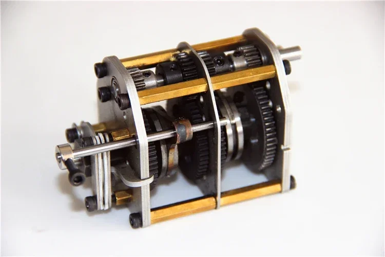 Transmissão de modo de caixa de velocidades de motor de carro de metanol DIY com caixa de velocidades reversa acessórios de modificação de modelo de carro três em um