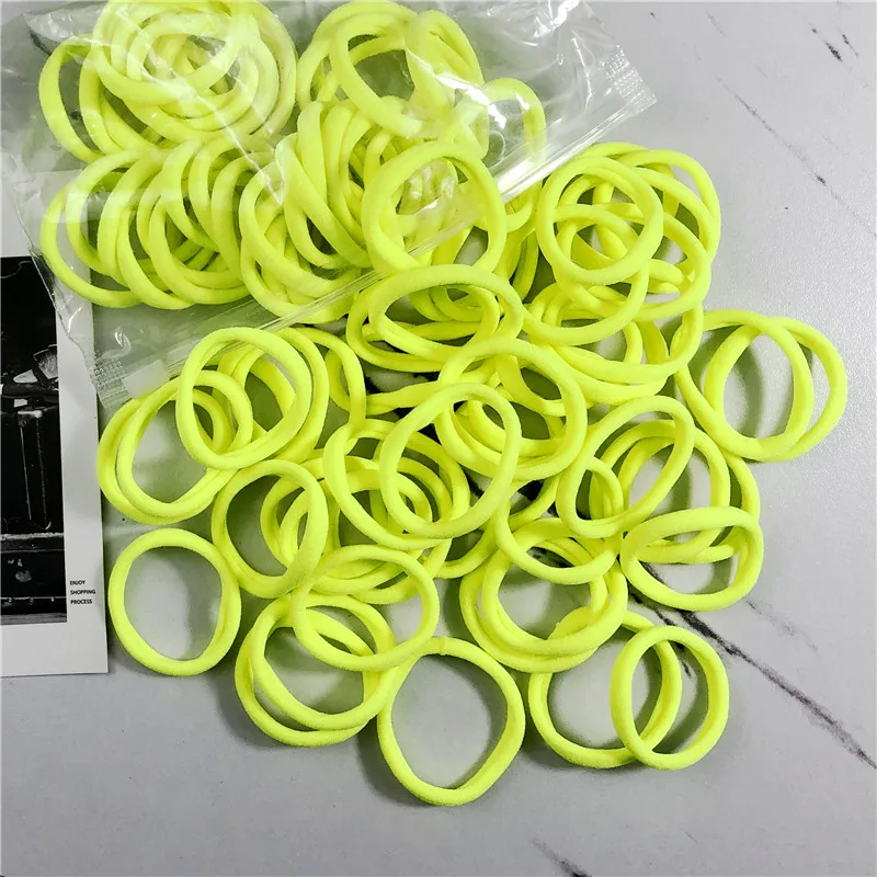 20/50 Teile/satz Haarbänder für Frauen Mädchen Grundlegende Haar Gummi Krawatten Seile 4 cm Einfache Elastische Stirnband Haar Zubehör pferdeschwanz Halter