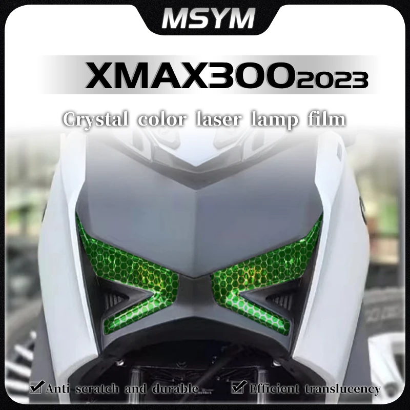 

For Yamaha X MAX300 Xmax300 x max300 2023 Headlight and taillight film honeycomb laser sticker protective film accessories