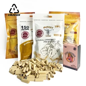Crusher-Slim-Zigaretten-Rollfilter-Tipps, nicht vorgeladene Papierfilter, natürlicher Kaugummi, Rohrzubehör, 5 mm, 6 mm, 7 mm 8 Hauptverkaufstabakfilter Slim - №8