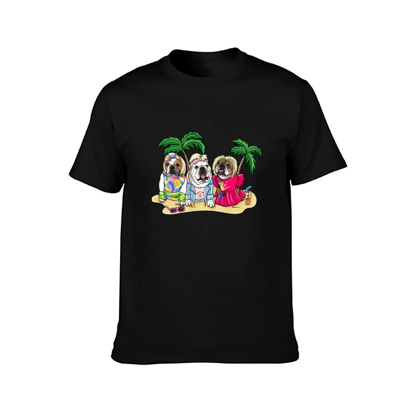 Penelope, Mud and Josie T-Shirt All Match Basic Short Sleeve Top