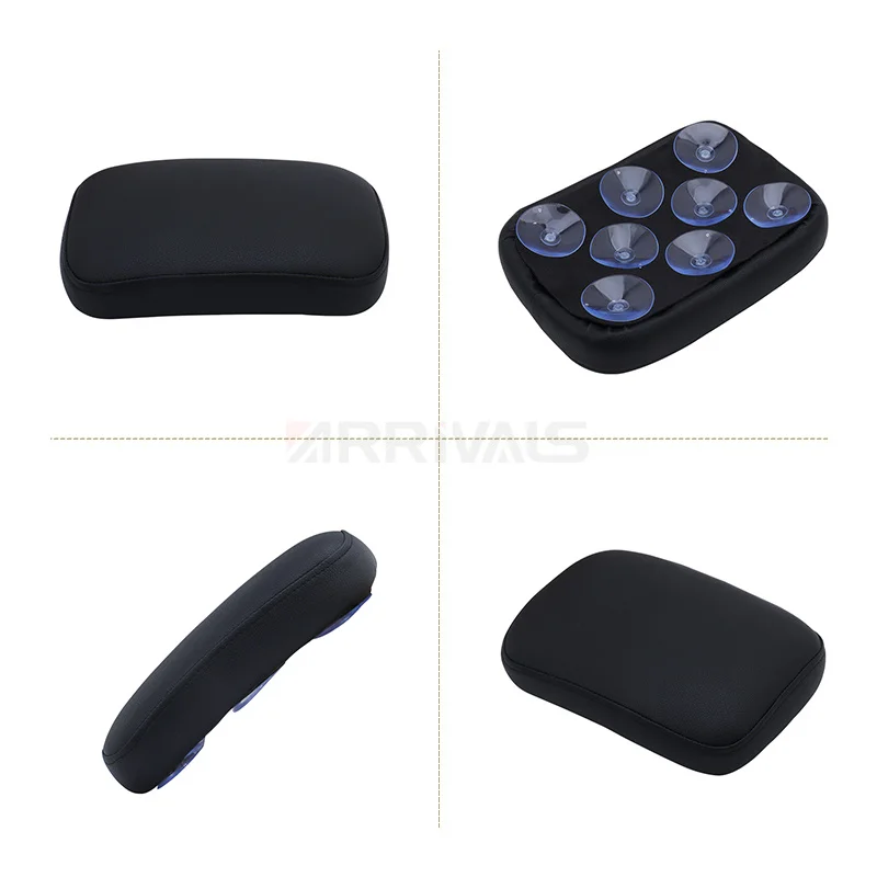 New Motorcycle Black Suction Cup Rear Pillion Passenger Pad Seat For Harley 883 1200 48 Universal