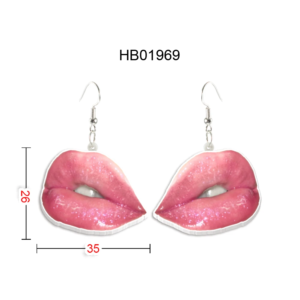 

Pink Big Long Drop Dangle For Kid Charm Gift Summer Jewelry Decoration