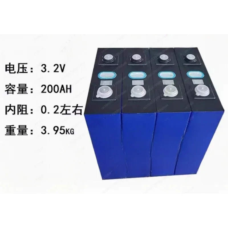 8Pcs 3.2V 200Ah Lifepo4 Battery Lithium Iron Phosphate For Diy 24V 12V 200Ah Solar Energy Storage Inverter Backup