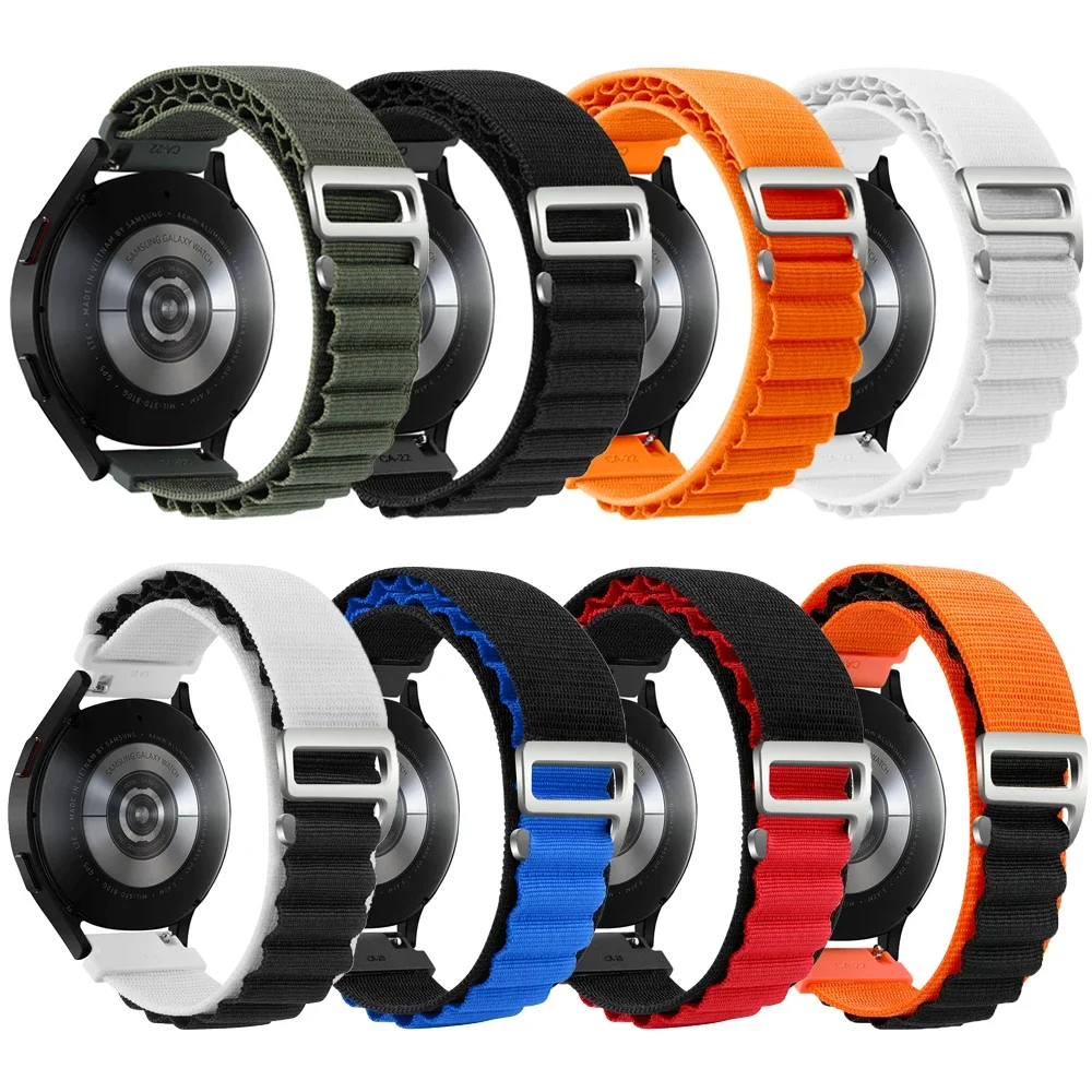 22mm Nylon Band For Huami Amazfit GTR4 GTR3 GTR 4 3 Pro 2E Wrist Straps For Amazfit GTR 47mm Stratos 2 Watch Bracelet Watchbands image 3