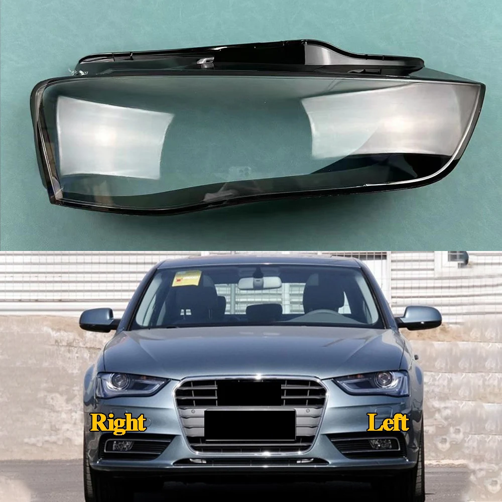 

Для Audi A4 A4L B8PA B9 2013 2014 2015 2016 Прозрачный кожух фары, рассеиватель, линза, корпус фары, оргстекло
