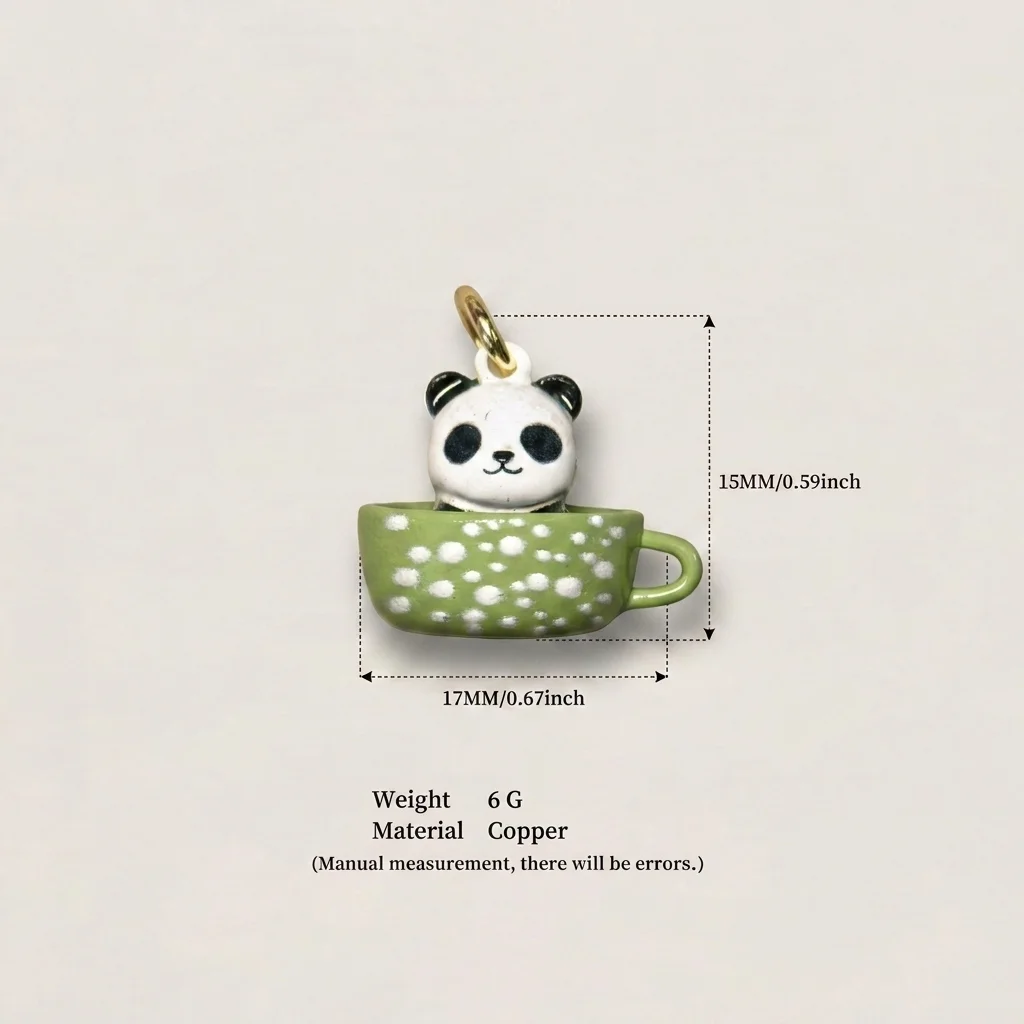 Modische und niedliche neue Tier-Serie: Fuchs, weißes Kaninchen, Shiba Inu DIY-Anhänger für Schmuck. – Detail 6