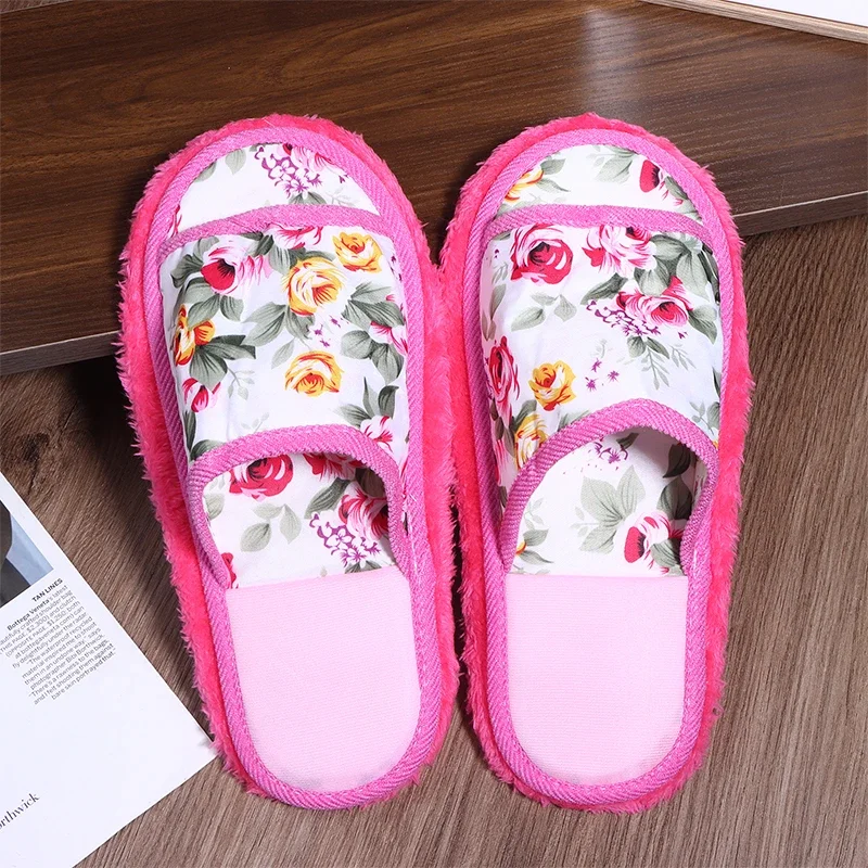 

Бытовая чистка пола, чистка из микрофибры, удаление пыли на полу, съемная обувь для мытья полов, розовые тапочки для чистки пола