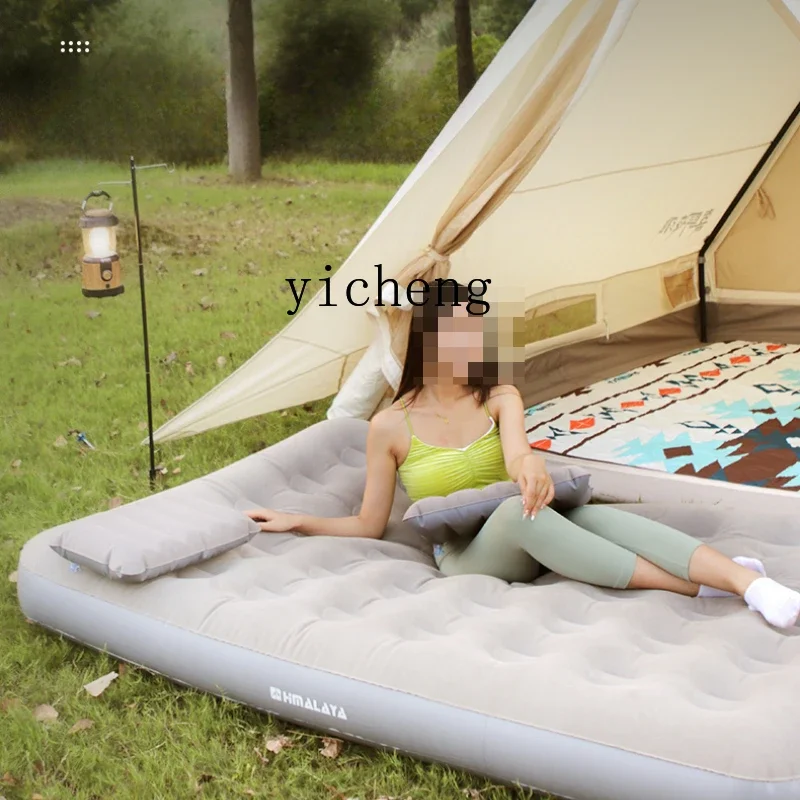 ZF outdoor inflatable mattress double air mattress bed sofa folding tent camping inflatable mattress