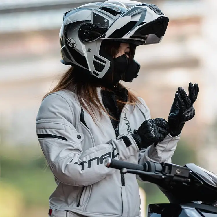 CYRIL peel-off helmet motorcycle helmet summer men women double lens locomotive full helmet pedal universal in all seasons