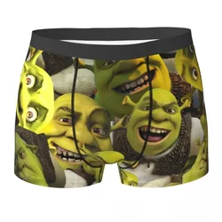 Boxer Underpants Shorts Shrek Collage Panties Men's Breathable Underwear for Homme Man Boyfriend Gifts