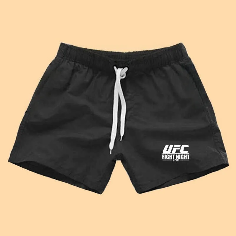 

New UFC Men's Boxing Shorts, Fun 3D Printed Breathable Quick Drying Fitness Training Shorts