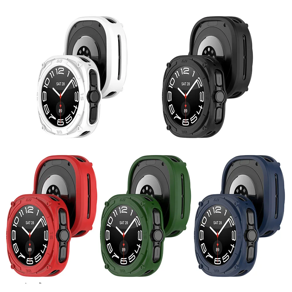 Soft TPU Protective Case For Samsung Galaxy Watch Ultra 47mm Hollow Protector Shell Cover Frame