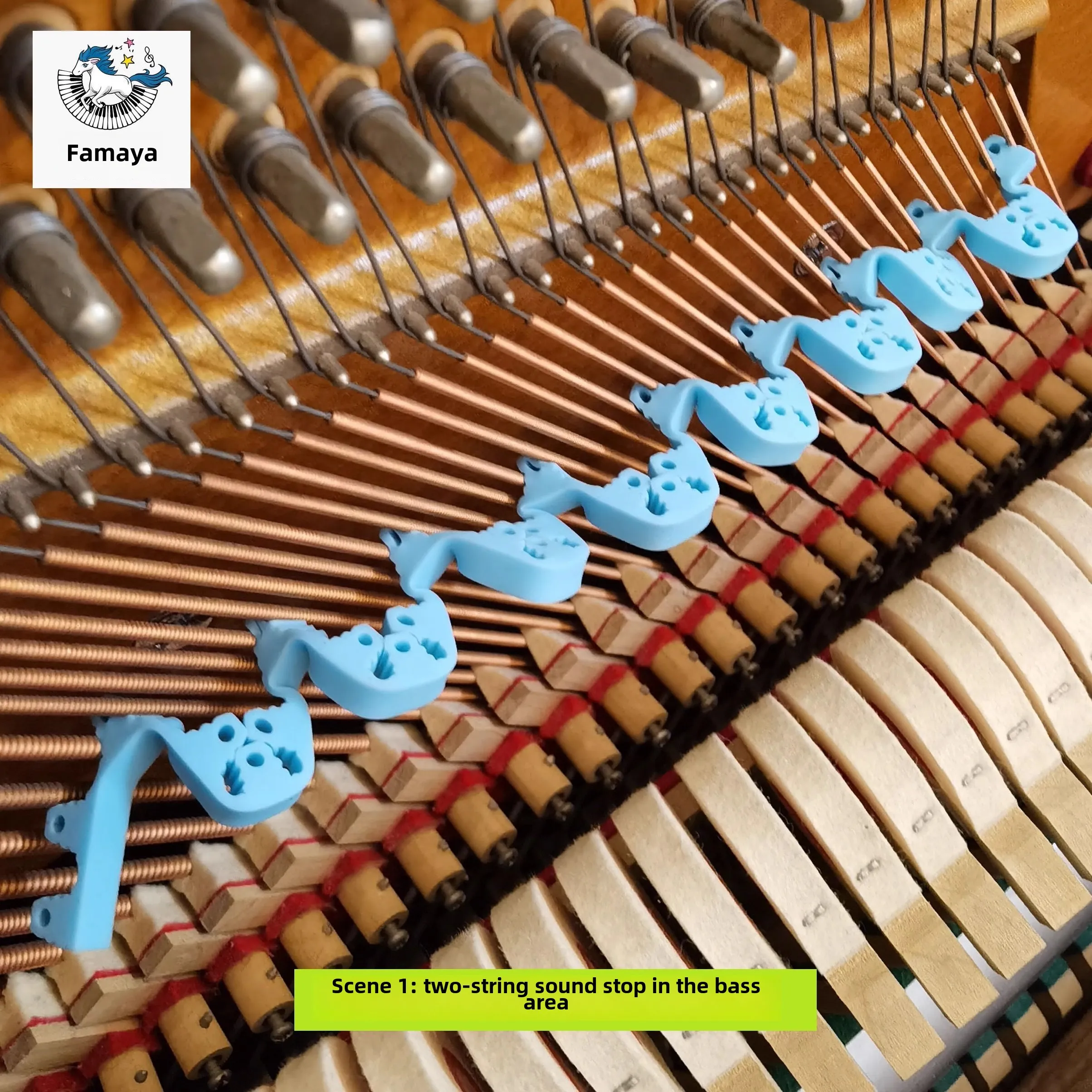 Piano Express Silicone Sound Stop Tape