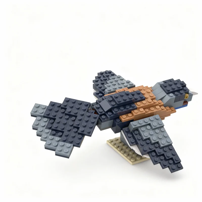

242pcs MOC Feathers North Alternate Icons Model Building Blocks Construction Toy Christmas Gifts DIY Creative Idea Education