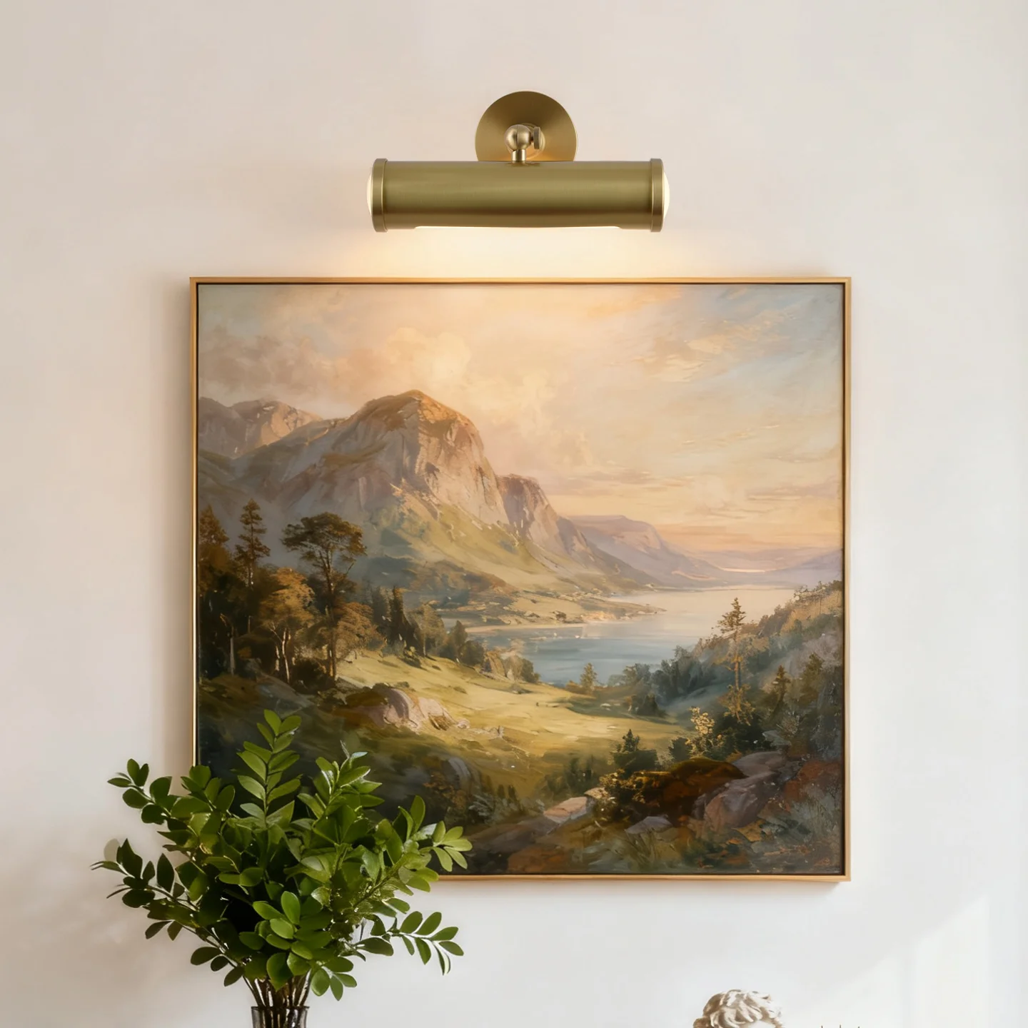 Brass Northern Europe Bathroom mirror light，Brass wall lamp，living room corridor picture lamp，Door number lighting