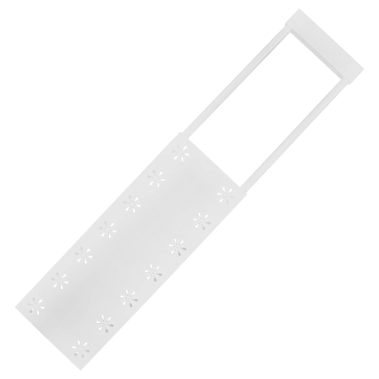 Expandable Adjustable Closet Tension Shelf Wardrobe Organizer Storage Rack Divider Plastic Space Saving Shelf for Home