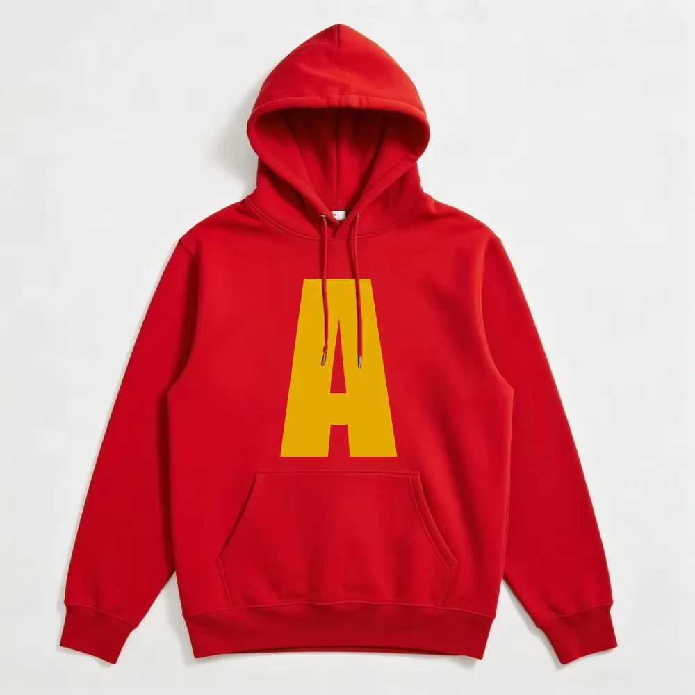 Unisex Alvin und die Chipmunks Weihnachtsgeschenk Cartoon Hoodie Langarm Film Promo Animation Sweatshirt für alle Altersgruppen – Detail 7