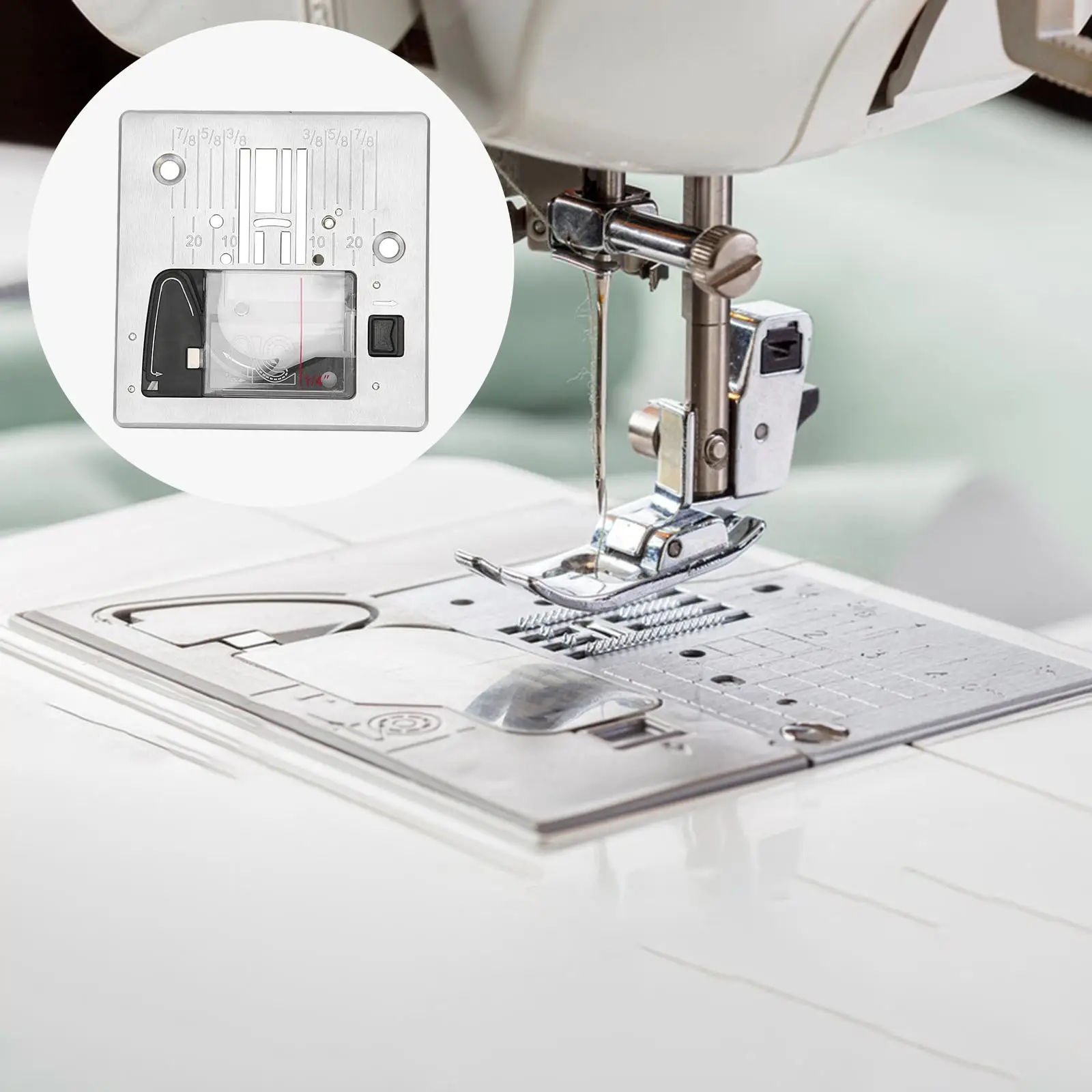 

Аксессуар для игольной пластины для швейной машины «сделай сам», совместимый с моделями HD6700C HD660 HD6800C, необходимый швейный инструмент