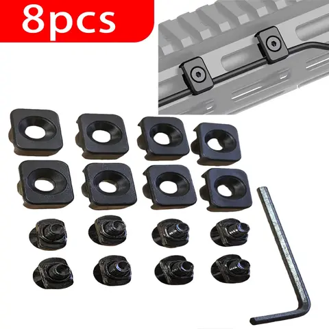 Tactical Pressure Switch Cable Management Clips Wire Guides for M4 M300 M600 PEQ Flashlight Laser Rail Accessories