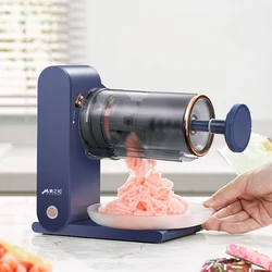 Portable USB Rechargable Frozen Fruit Slush Machine Mini Strawberry Mango Milk Smoothie Machine Dessert Ice Cream Maker 100ml