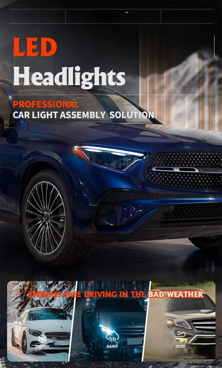 Gle Dual-Color Headlights for  2013-2018 LED Headlamp Front Lights Auto Car Accessories