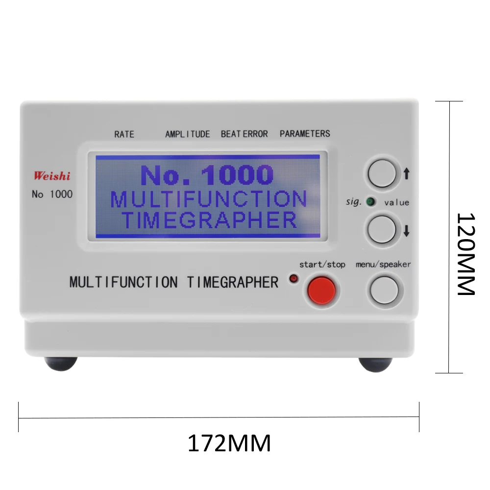 No1000 Multifunctional Professional Timing Timegrapher Mechanical Watch Tester for Repairers and Hobbyists Repairing Tool